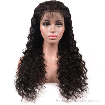 13x4 transparent lace frontal wigs human hair lace front brazilian raw virgin cuticle aligned hair human wig for black women